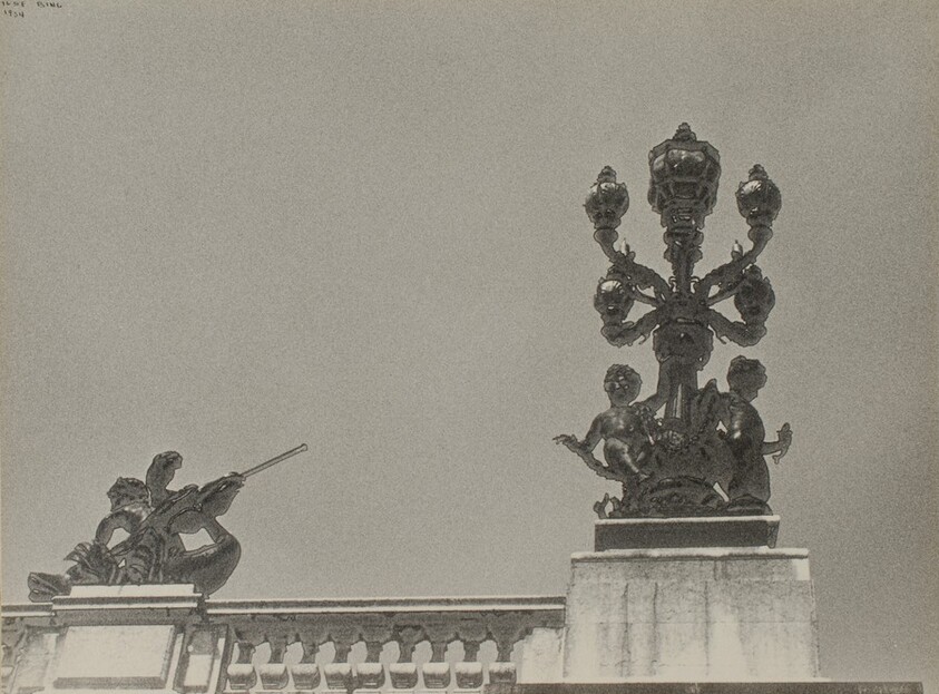 Streetlamp on the Pont Alexander III, Paris