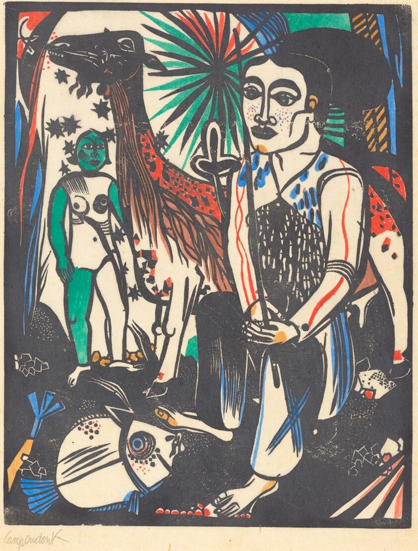 Shepherd with a Large Goat (Der Hirt mit der grossen Ziege)