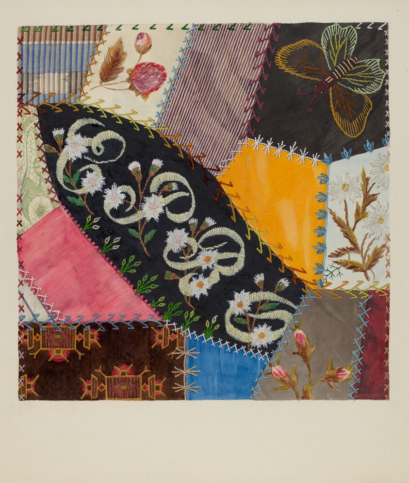 Crazy Quilt Detail