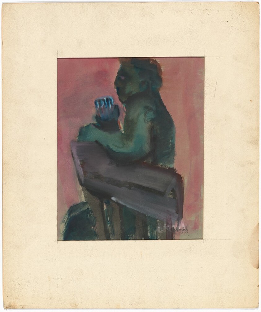 Seated Man Facing Left