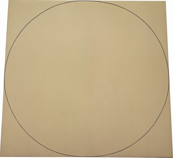 Green Distorted Square-Circle