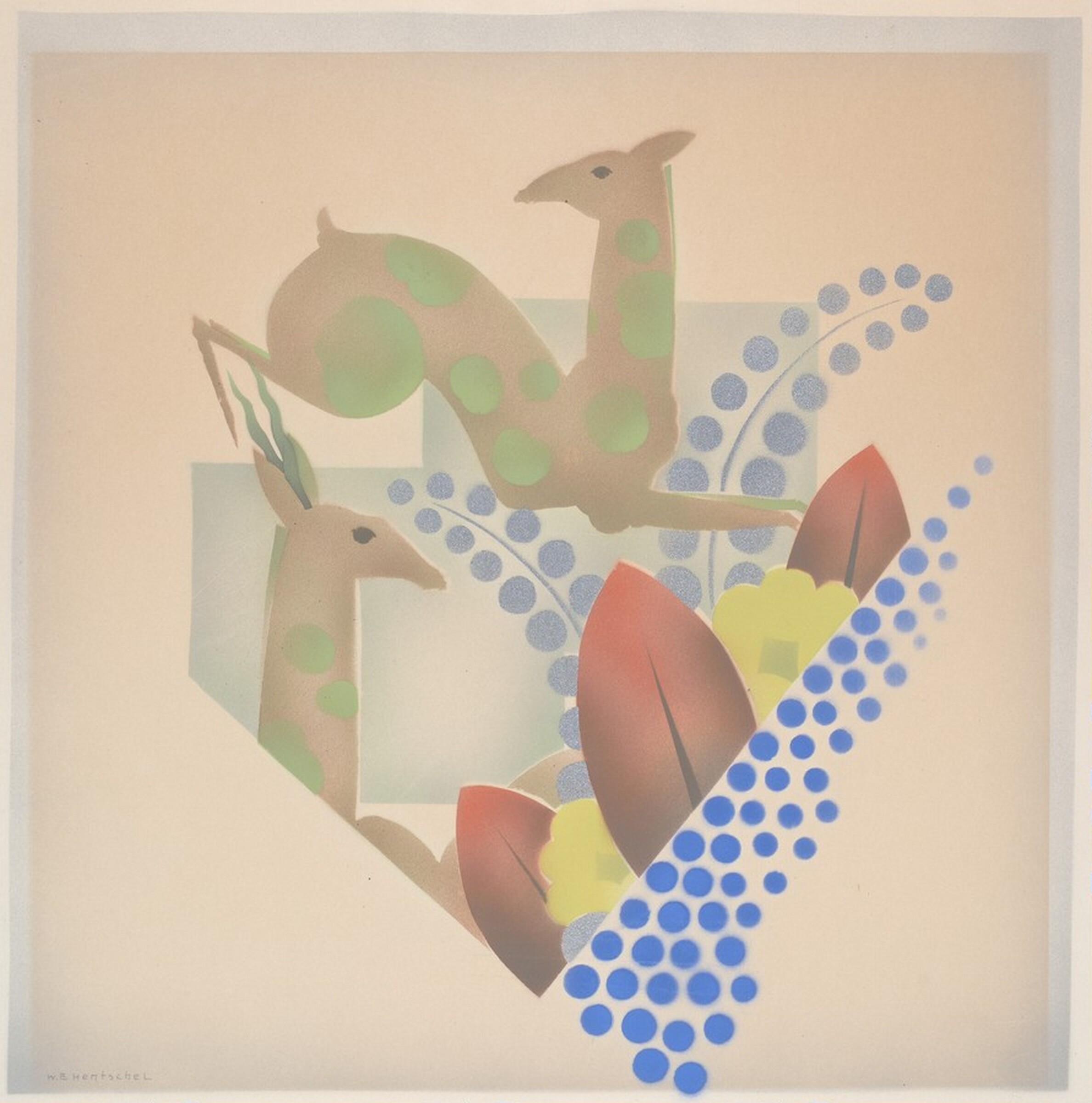 Spotted Deer, W. E. Hentschel, c. 1935