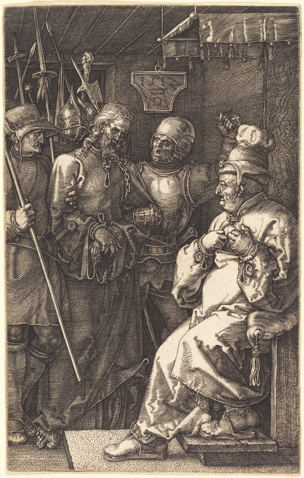 Christ before Caiaphas, Albrecht Dürer, 1512