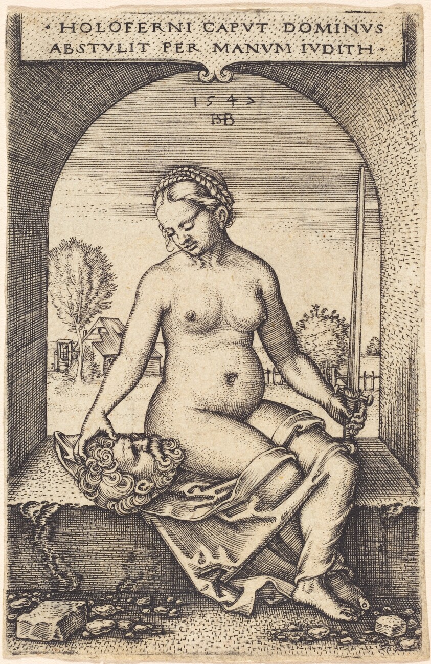 Judith Seated in an Arch