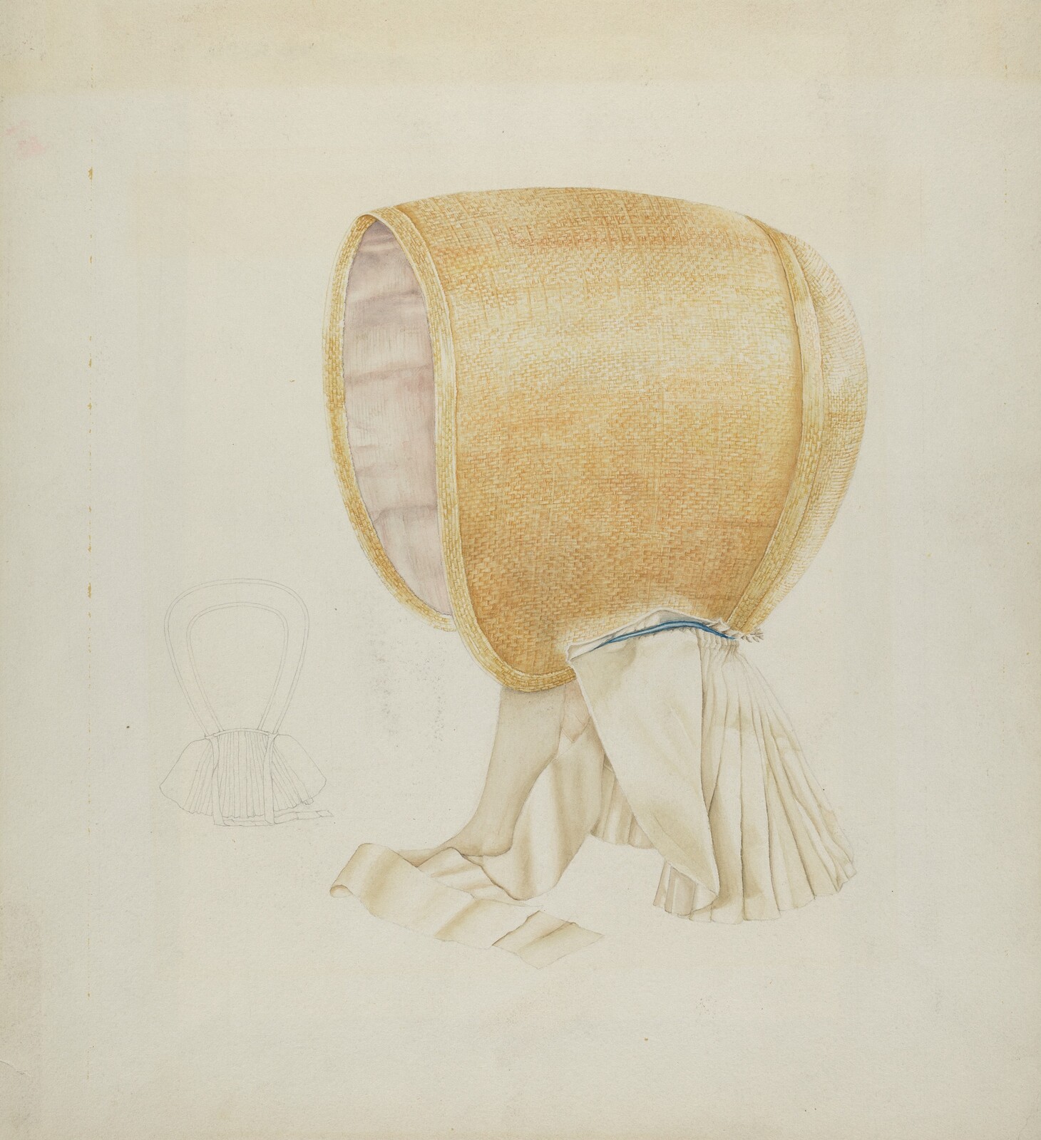 Shaker Bonnet, Frances Cohen, c. 1936