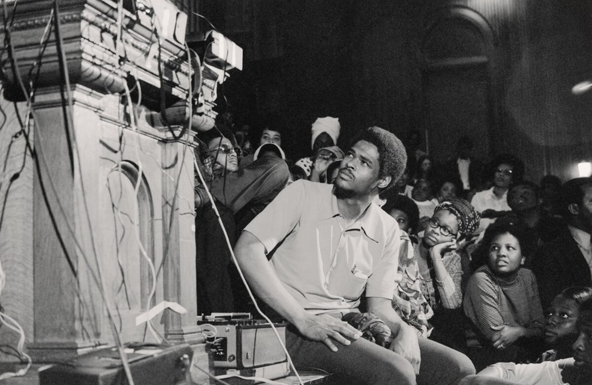 Audience at Stokely Carmichael Lecture, Tougaloo College, Tougaloo, Mississippi