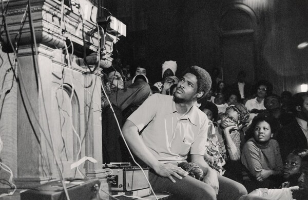 Audience at Stokely Carmichael Lecture, Tougaloo College, Tougaloo, Mississippi