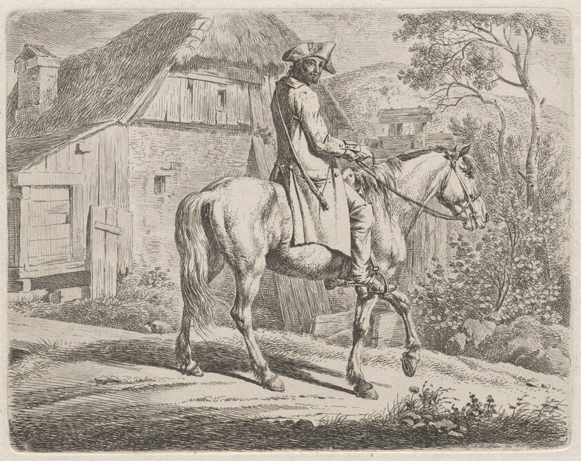 Cattle Dealer on Horseback