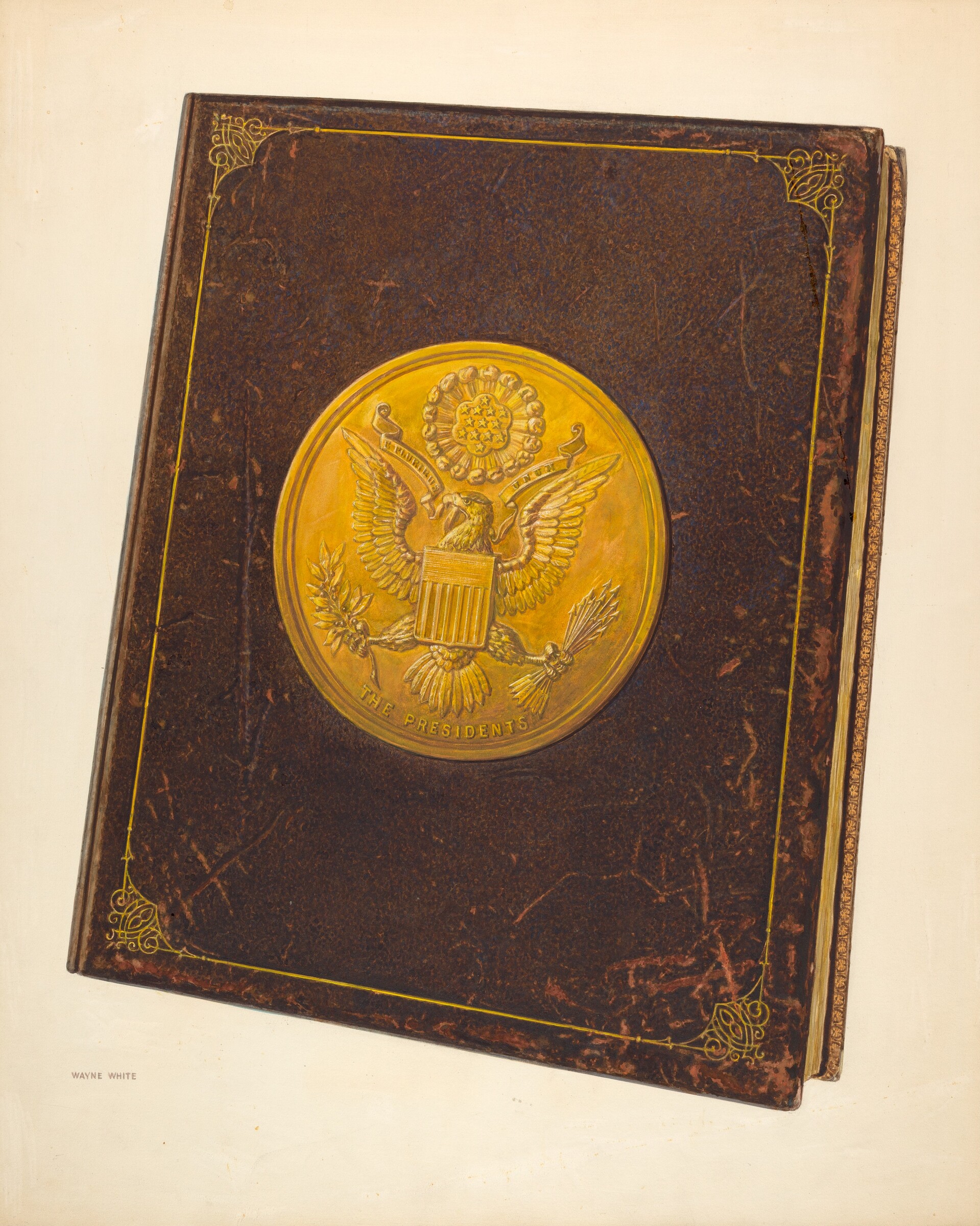 Book with U.S. Seal on Cover, Wayne White, c. 1941