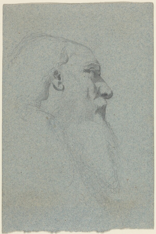 Head of a Bearded Man, Looking Right