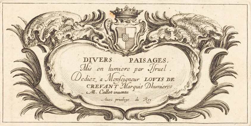 Title Page for "Various Landscapes"
