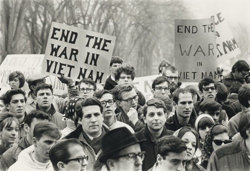 Title from caption on object: “Students Protest Vietnam War, Madison, Wisconsin”