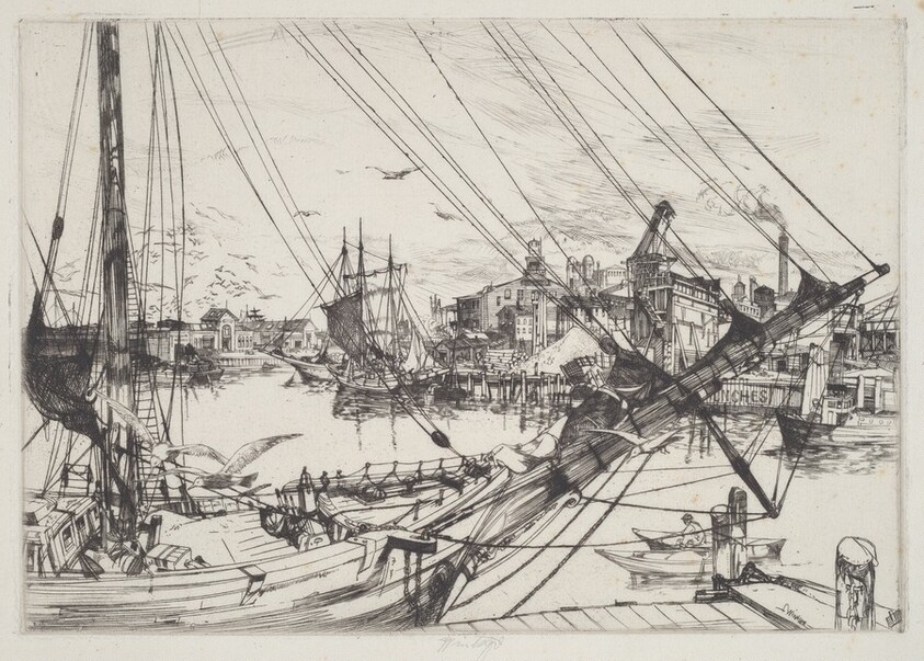 Mission Street Wharf (large plate)