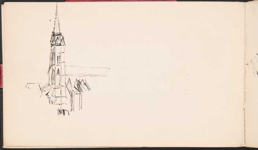 Church Tower of St. Médard in Verwik (Turm der Kirche St. Médard in Verwik) [p. 2]