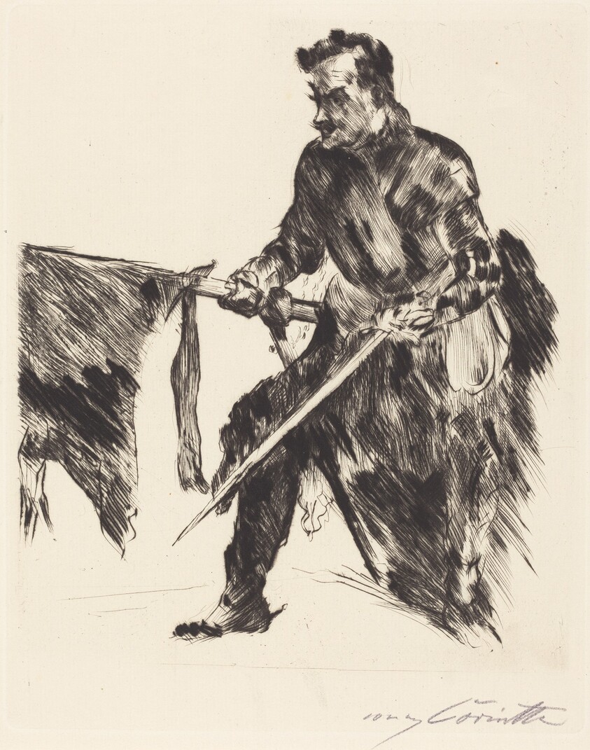 Rudolf Rittner als Florian Geyer (Rudolf Rittner as Florian Geyer)