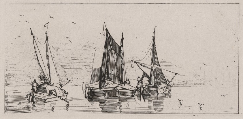 Three Sailboats