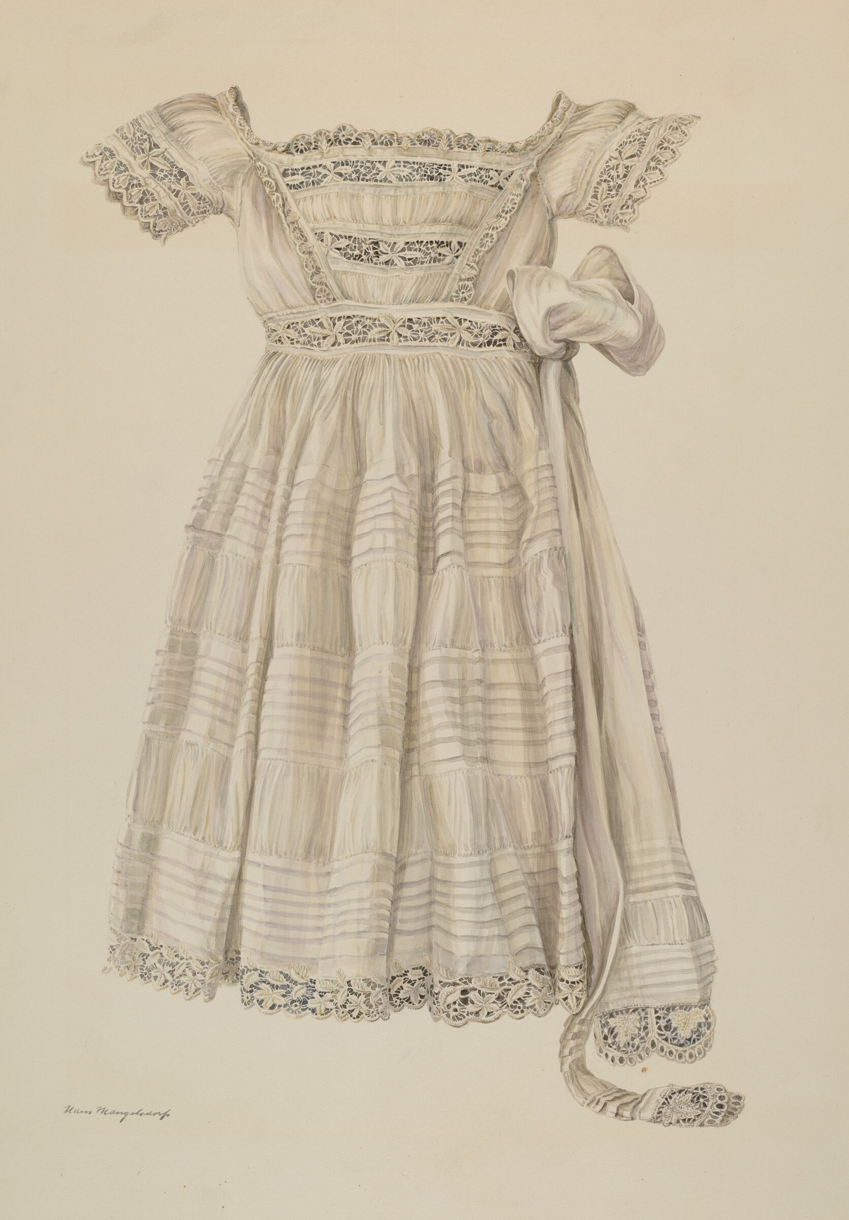Child's Dress, Hans Mangelsdorf, c. 1937