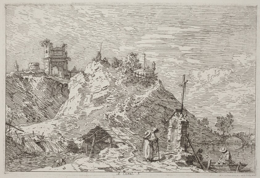 Landscape with the Pilgrim at Prayer [upper left]