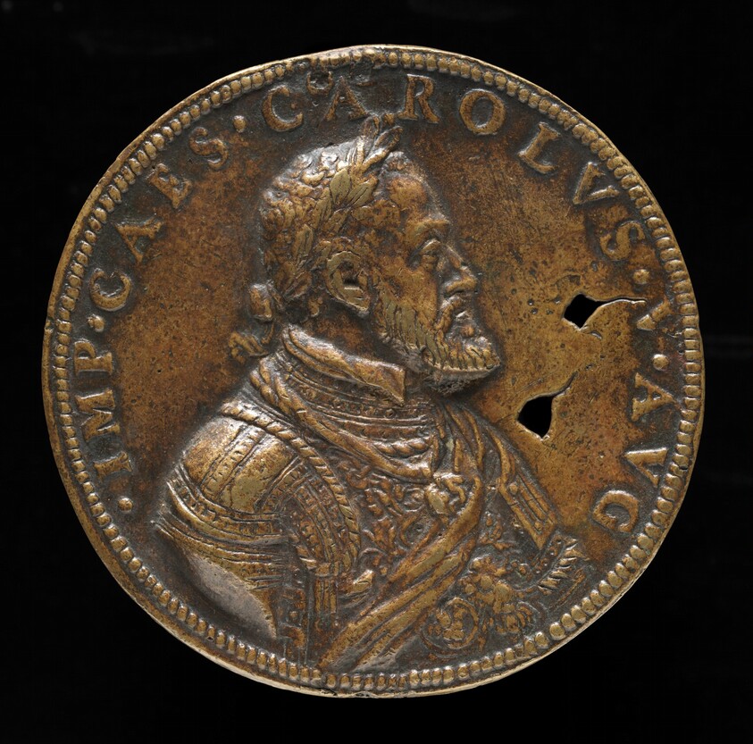 Charles V, 1500-1558, King of Spain 1516-1556, Holy Roman Emperor 1519 [obverse]