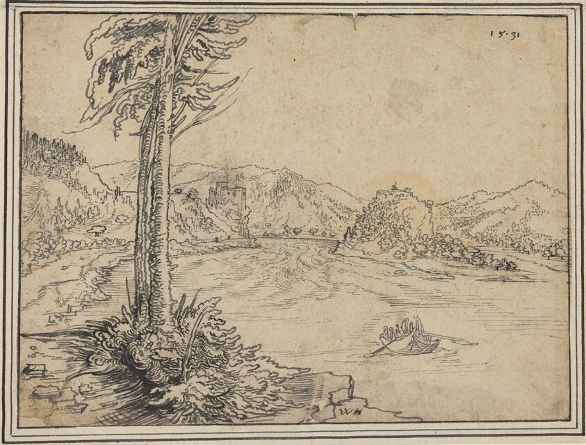 The Rapids of the Danube near Grein