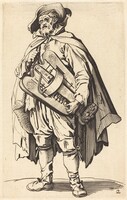 The Hurdy-Gurdy Player, after Jacques Callot, 1622 or later