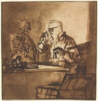 Death and the Miser, Nicolaes Maes, 1650/1655