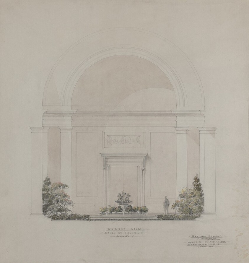 Garden Court: Study of Fountain
