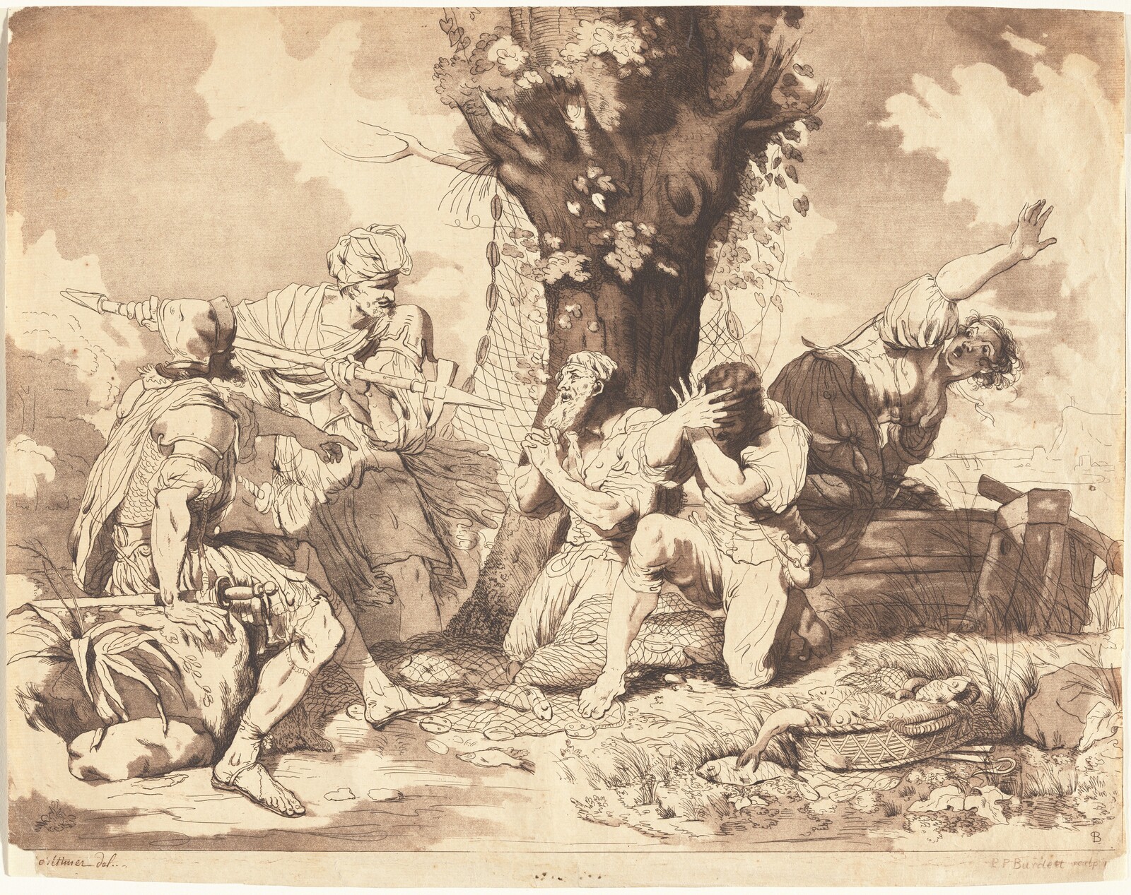 Banditti Robbing Fishermen