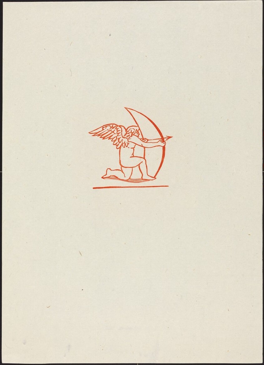 Eighth Eclogue: Cupid (Cupidon tirant de l'arc)