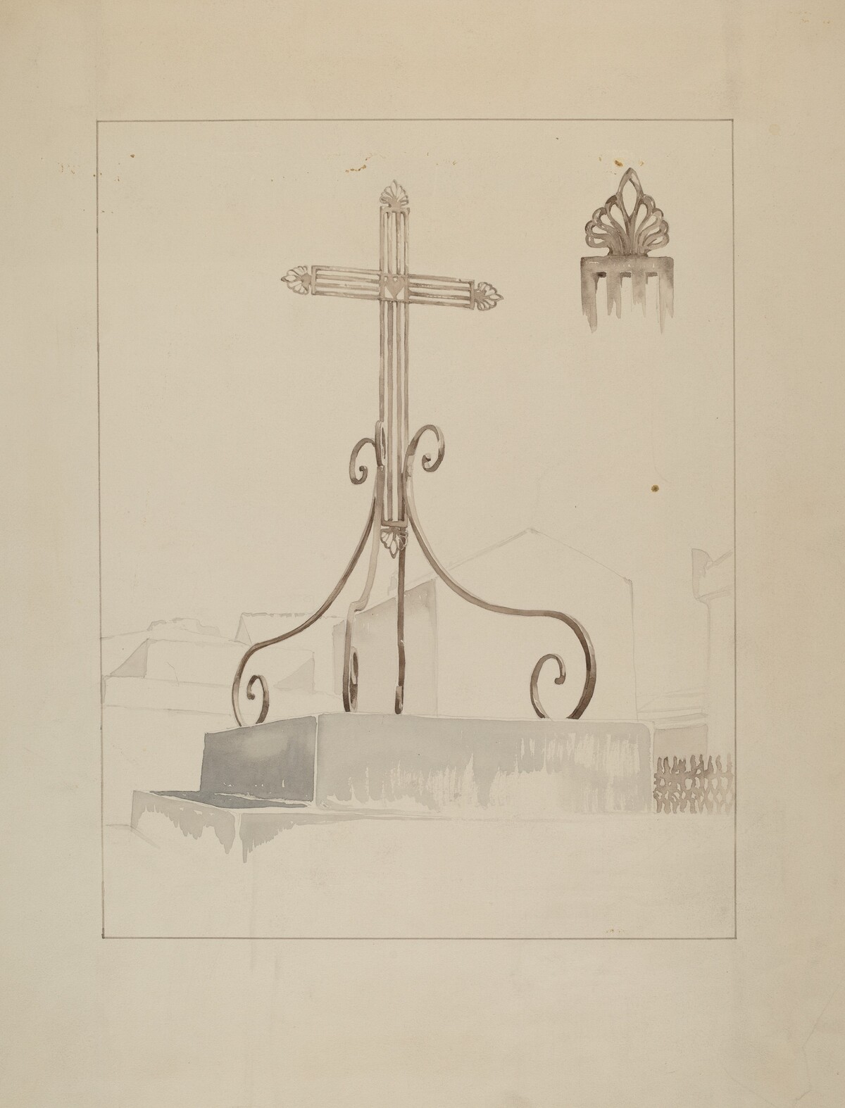 Wrought Iron Cross