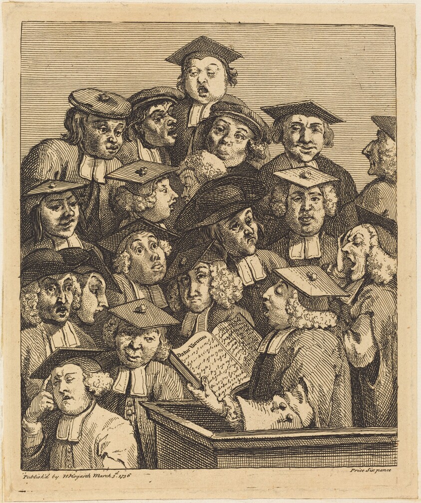 Scholars at a Lecture