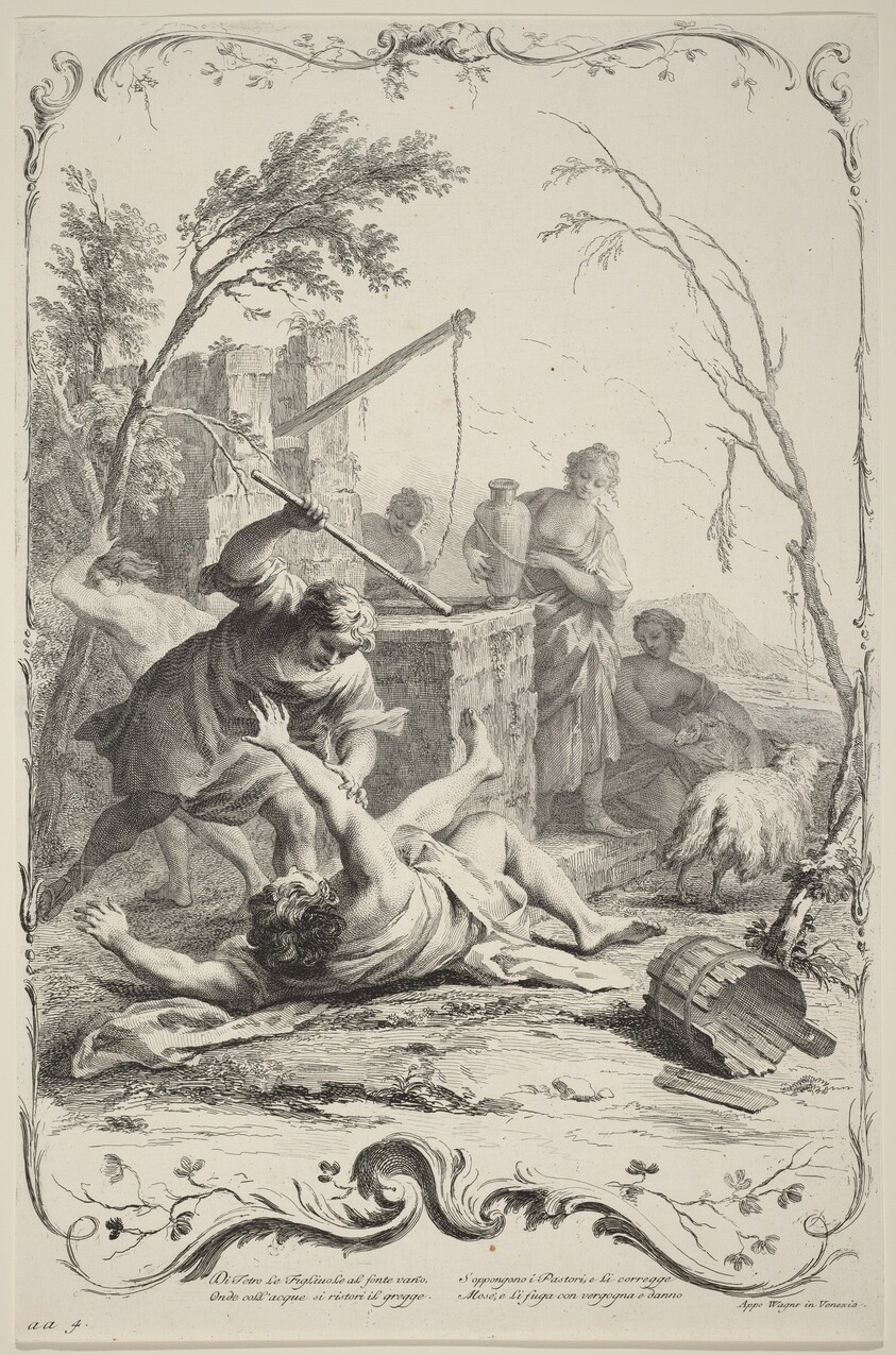 Moses Striking a Shepherd