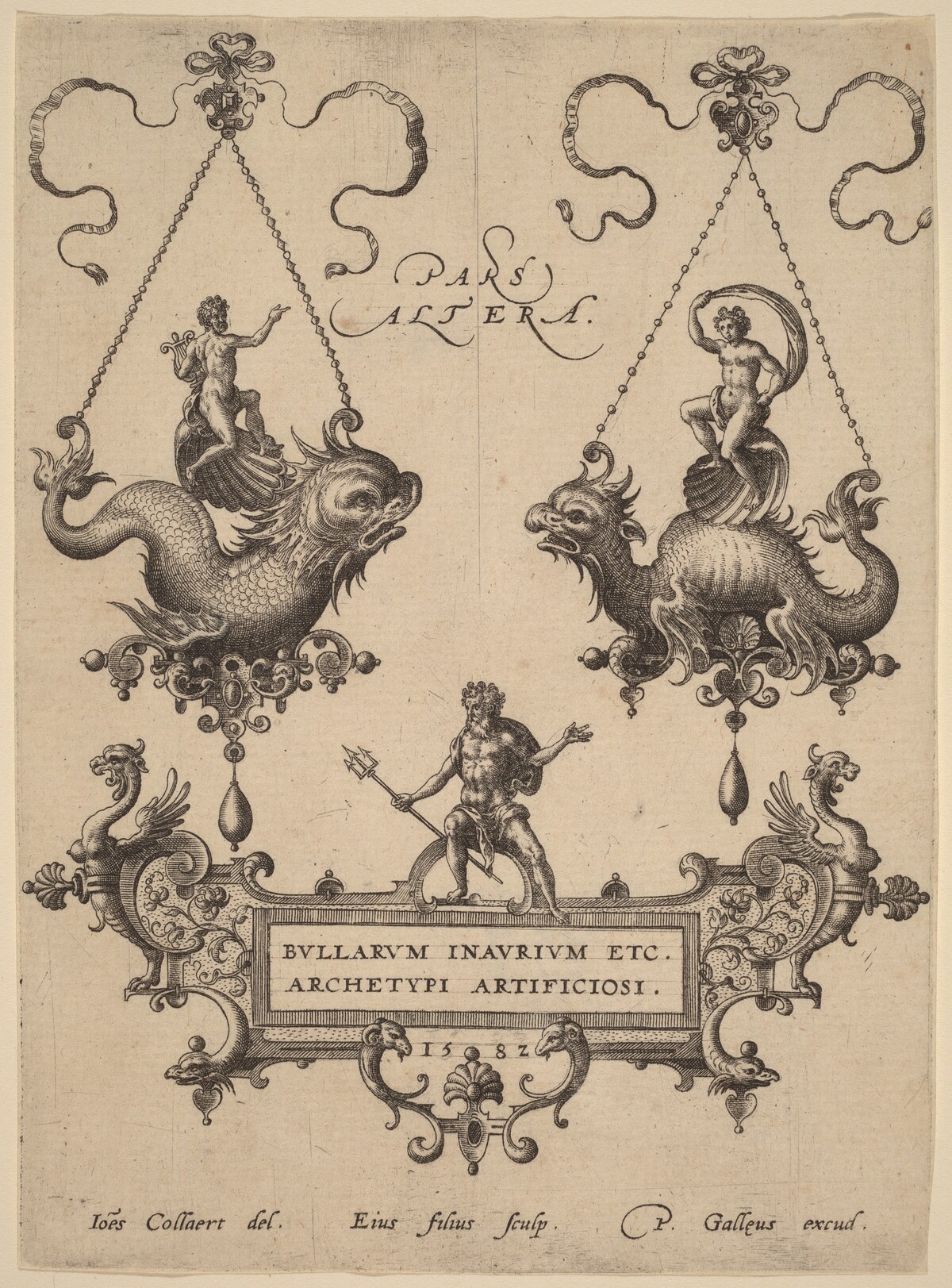 Title Plate with Designs for Pendants