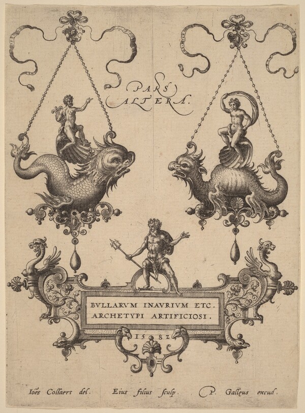Title Plate with Designs for Pendants