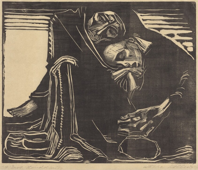 Death with Woman (Tod mit Frau im Schoss)