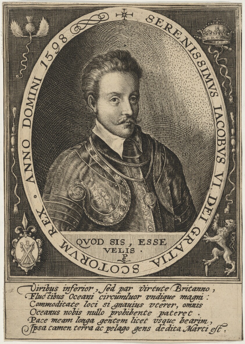 James I, as King of Scotland