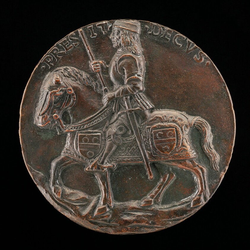 Jean du Mas de l'Isle on Horseback [reverse]