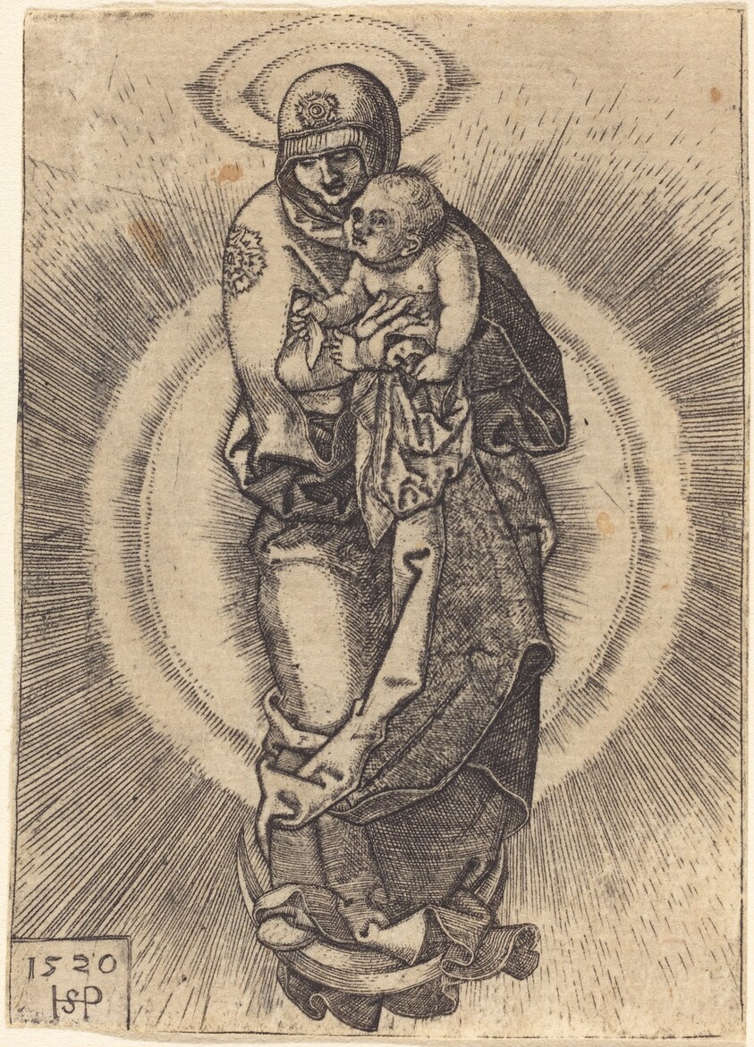 The Virgin and Child on the Crescent