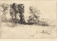 Meadow in Sunshine (Le pre ensoleille), Alphonse Legros