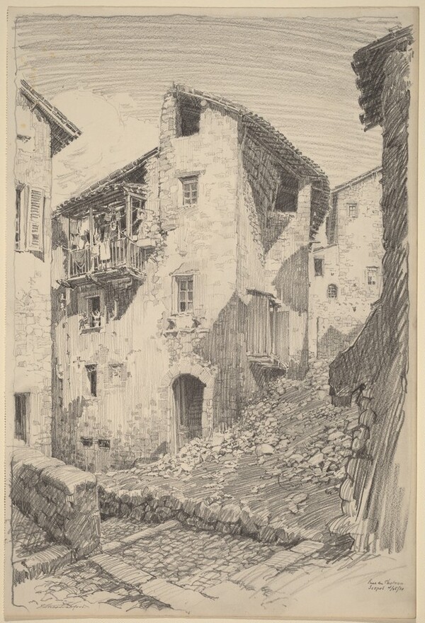 Street in Sospel, France