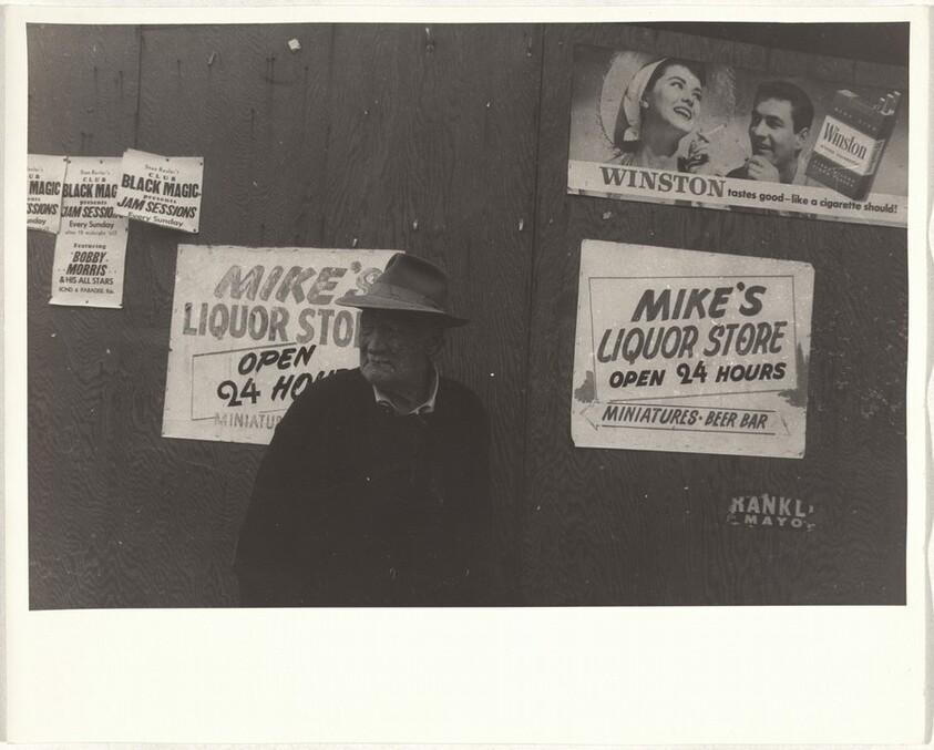 Man before liquor store--Las Vegas