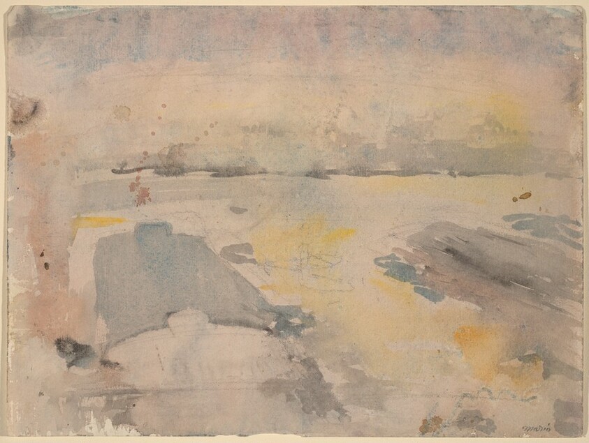 River Scene, Weehawken, New Jersey