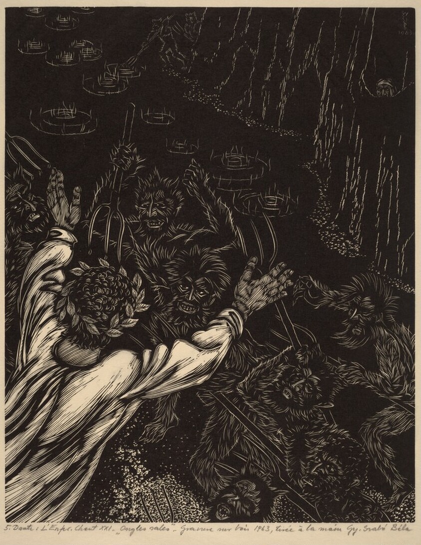 Dante: L'enfer, Chant XXI, Ongles sales (Dante's Inferno, Canto XXI, Nasty Claws)