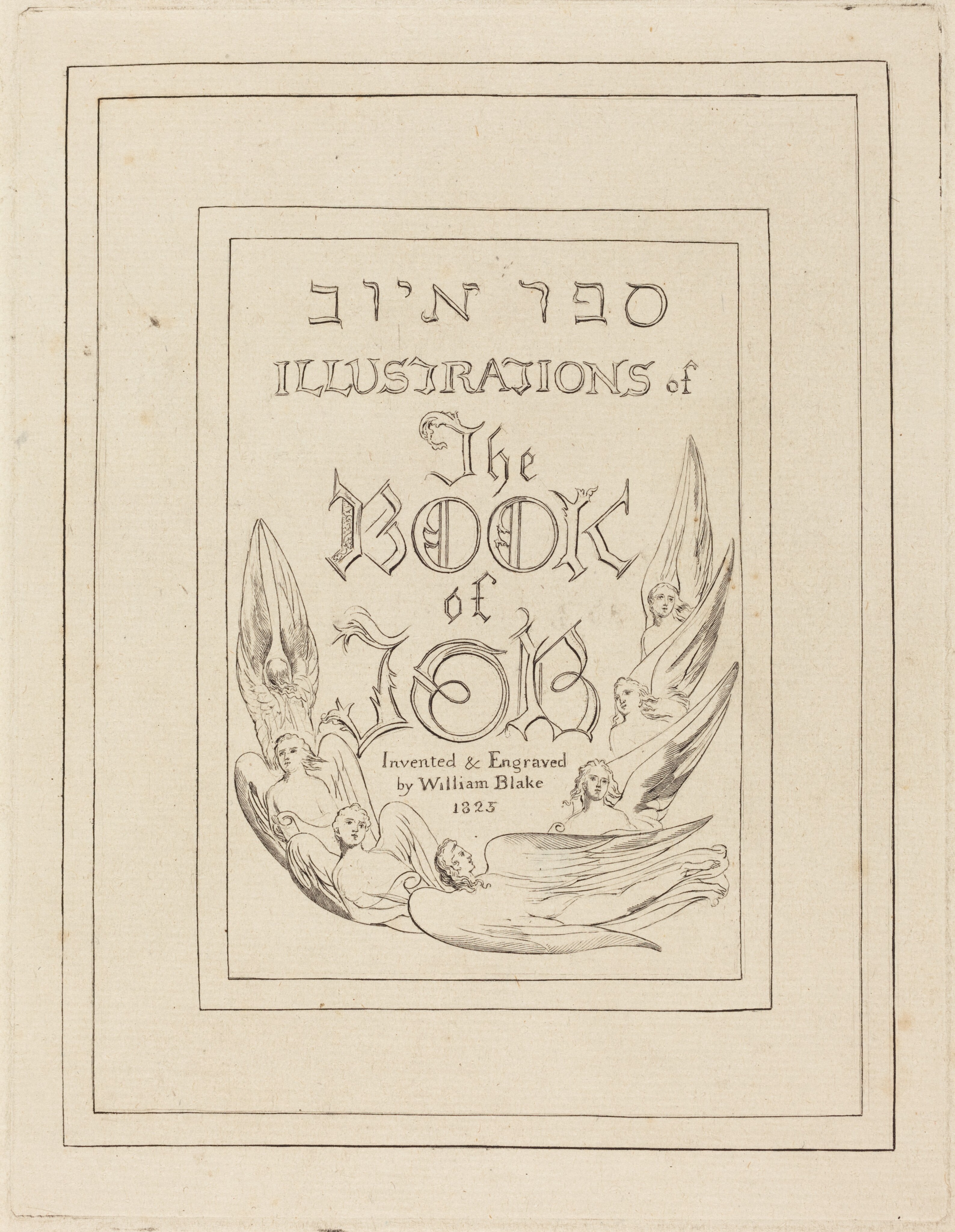 Title-Page of the Engraved Illustrations to the Book of Job by