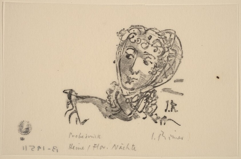 Illustration to Heine, "Florentinische Naechte"