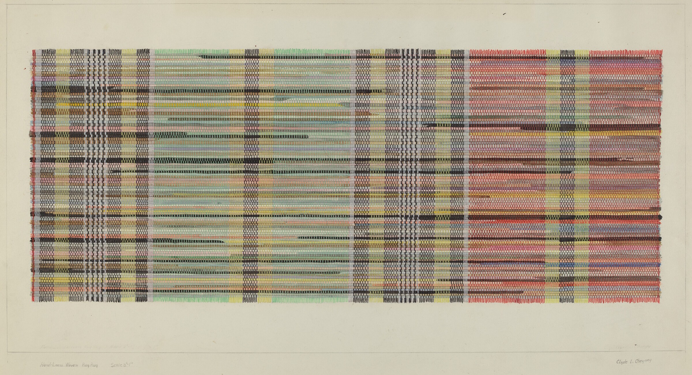 Rag Carpet, Clyde L. Cheney, c. 1937