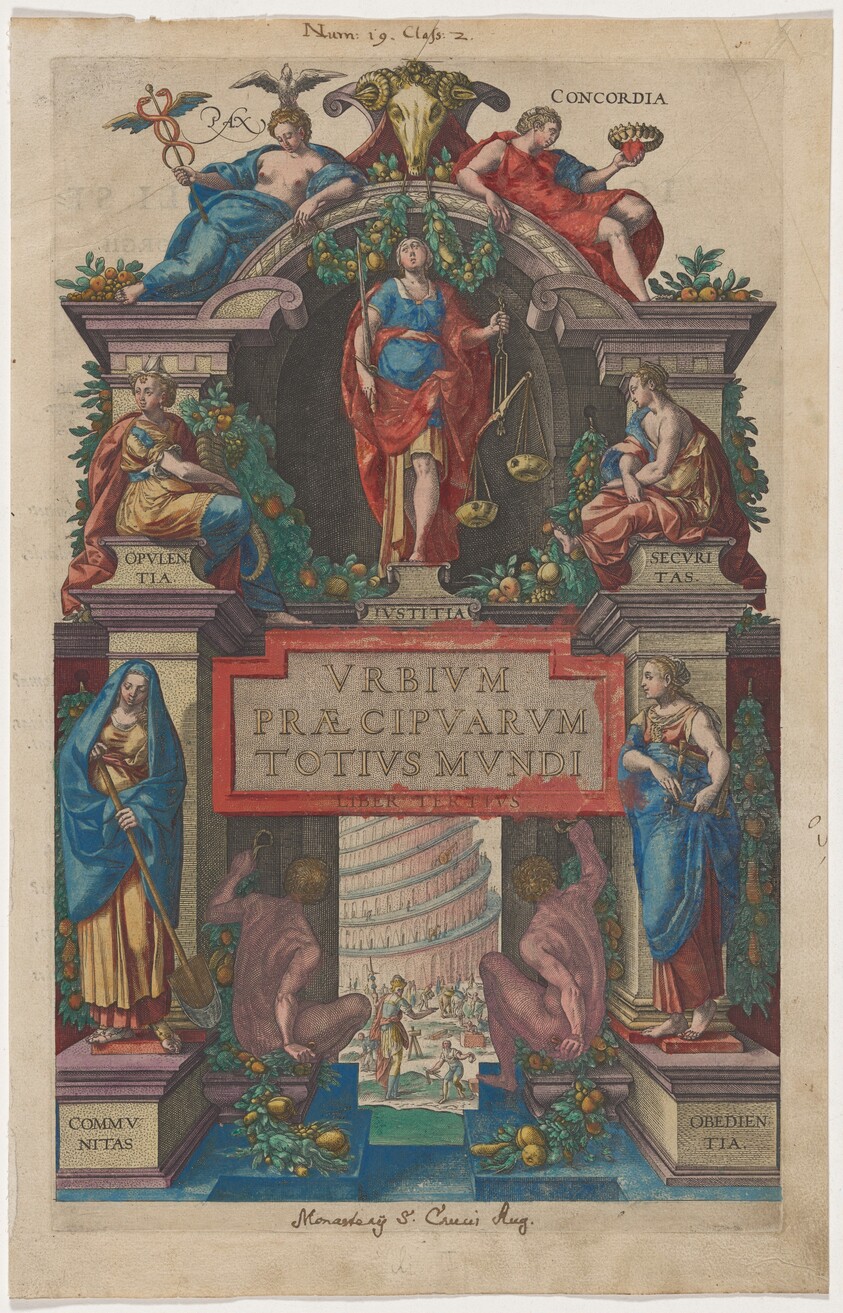 Title Page to Urbium Praecipuarum Totius Mundi