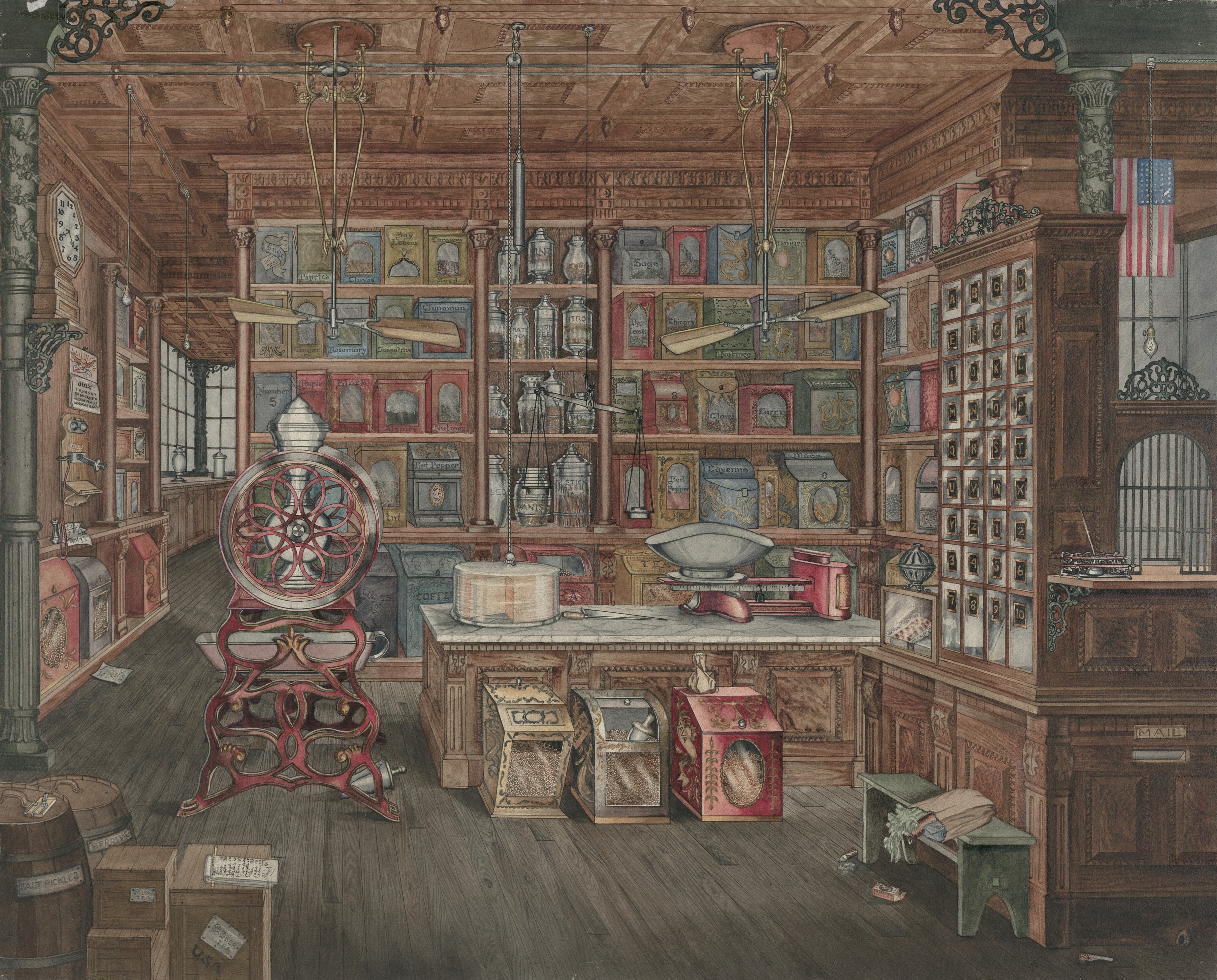 Blacksmith Shop by Perkins Harnly