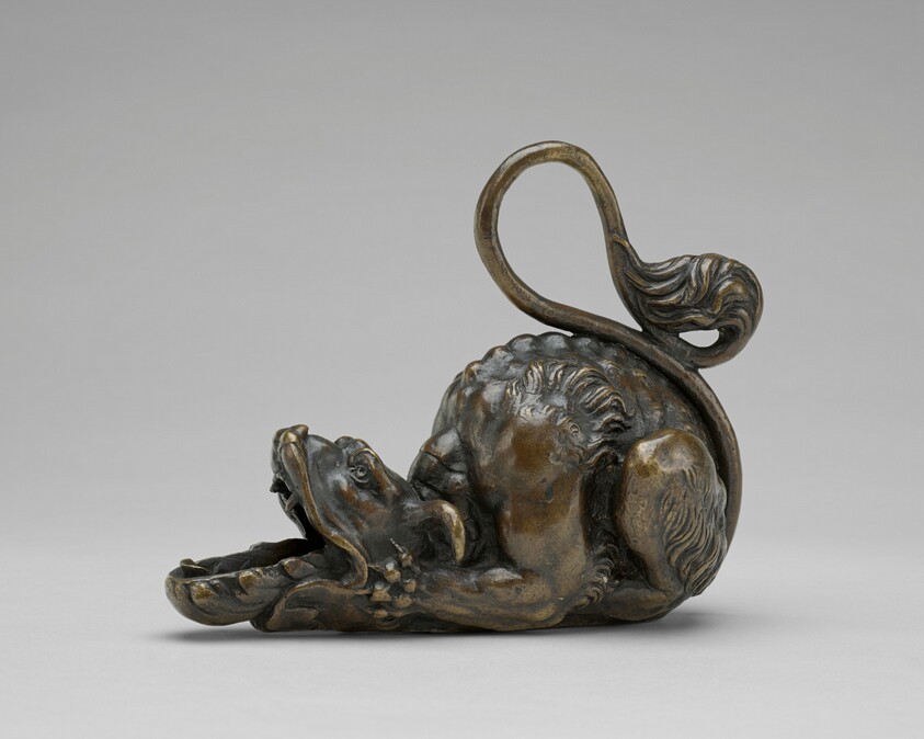 Oil Lamp in the Form of a Monster