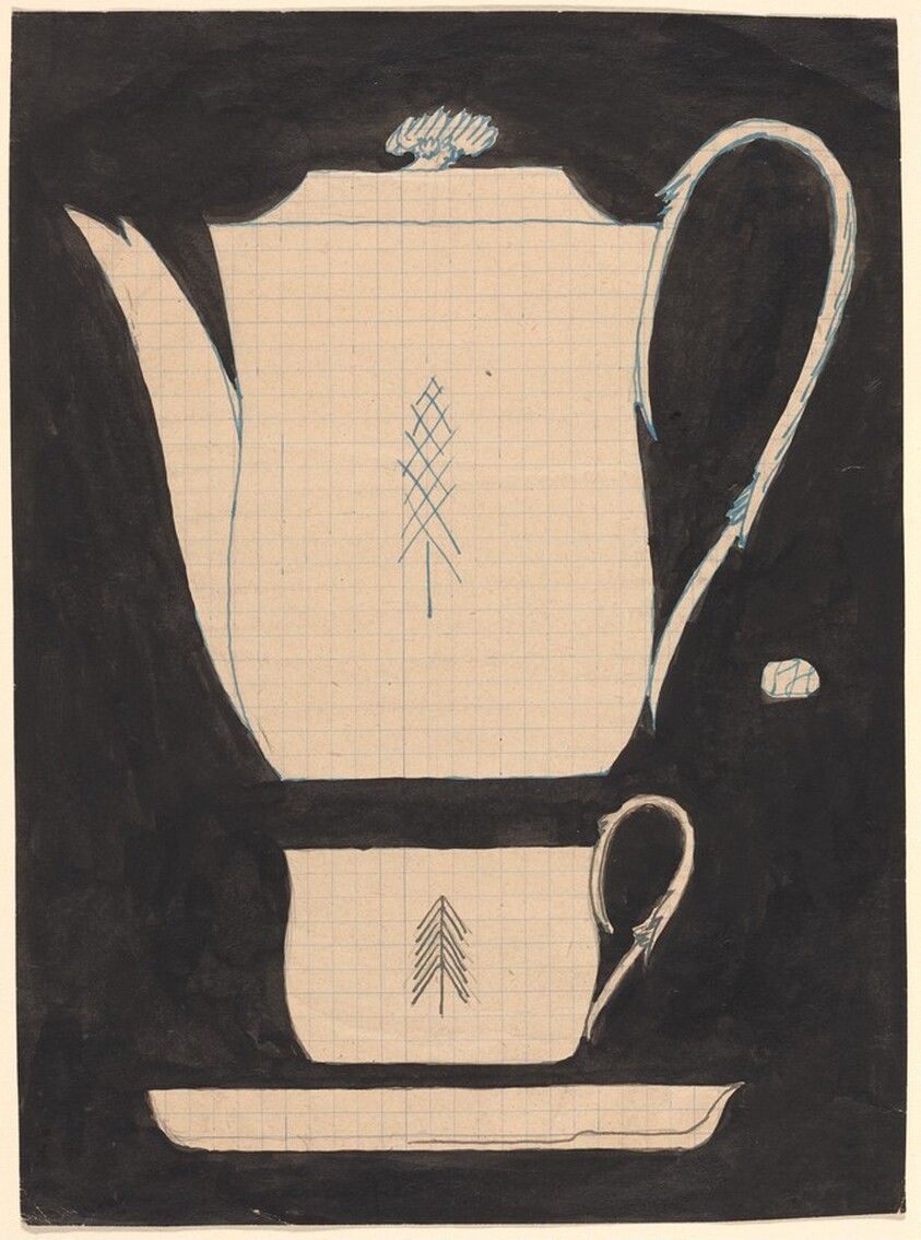 Teapot, Cup and Saucer